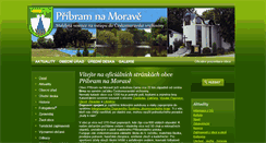 Desktop Screenshot of pribramnamorave.cz