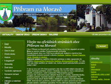 Tablet Screenshot of pribramnamorave.cz